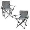# 2er Pack # Campingstuhl in grau - 2 Stück Produktbild-Vorschau 2