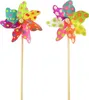 Blumenstecker Windmühle / Windrad Plastik 17x48cm bunt 2er Produktbild-Vorschau 1