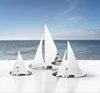 Regatta Teelichthalter S aus poliertem Edelstahl, maritim Produktbild-Vorschau 2