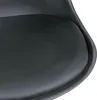 2er Set Retro Esszimmerstuhl LIMA schwarz | Polsterstuhl Produktbild-Vorschau 6