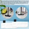 Collage of images showing steam cleaner accessories and their use. Produktbild-Vorschau