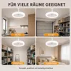 30W stropní ventilátor s osvětlením, 3 teploty barev, Náhled obrázku produktu 8