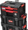 A stack of black and red toolboxes with a silver handle on top. Náhľad obrázku produktu