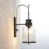 Lindby Rozalie Wandleuchte, schwarz, Metall, Laterne, 44cm Produktbild-Vorschau 5