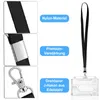 2 stabile, transparente, horizontale Kartenhalter + 2 Produktbild-Vorschau 3