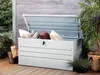 BELIANI Gartentruhe Hellgrau Metall 400 L 132 x 62 cm Produktbild-Vorschau 2