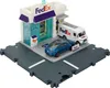 Matchbox Real Adventures Fedex Versandzentrum + Fahrzeug Produktbild-Vorschau 3