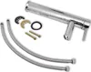 A faucet with its accessories laid out on a white background. Anteprima dell’immagine prodotto