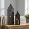 BOLTZE Alba dom latarnia czarny 66-96cm 2szt Podgląd zdjęcia produktu 4