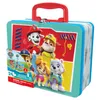 A Paw Patrol themed tin box with puzzles inside, featuring characters from the show. Náhľad obrázku produktu