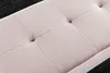 Design Sitzbank BOUTIQUE 100cm rosa Samt schwarze Produktbild-Vorschau 9