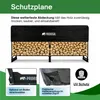 Kaminholzregal CHIMERA | für außen | HxBxT 117x260x36cm | Produktbild-Vorschau 6