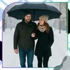 EDIBAZZAR | Taschenschirm SCHWARZ Automatik ANTI-UV Produktbild-Vorschau 7