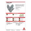 A product information sheet for Hase Padua Grey safety gloves. Anteprima dell’immagine prodotto