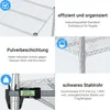 Collage of product features and details for a shelving unit. Produktbild-Vorschau