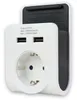 REV USB Ladegerät 2-fach mit Ablage weiß Produktbild-Vorschau 2