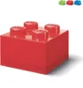 LEGO 40090804 LEGO STORAGE BRICK 4 TOP LID, rosso Anteprima dell’immagine prodotto 7