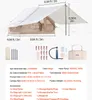 Aufblasbare Zelte für Camping 3x2x2 m, 3–5 Personen, 300D Produktbild-Vorschau 7