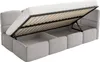 Selsey Cloudy – Jugendbett 90x200, Kopfteil rechts, Samt Produktbild-Vorschau 4