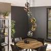 Hoyz - Hängelampe 7L Stepped Stellar - Altsilber Produktbild-Vorschau 2