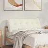 vidaXL Coussin de dossier Crème 140 x 50 cm velours côtelé Voir les images du produit 2