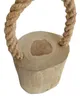 Türstopper Teakholz Boden Türpuffer Holzstamm Holz Produktbild-Vorschau 4
