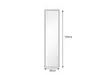 Türspiegel RIA 30x120 Rahmen Silber Produktbild-Vorschau 4