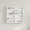 vidaXL Vetrina bianca 60x8,5x58 cm Materiale a base di Anteprima dell’immagine prodotto 2