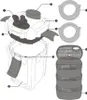 SunSun HW-703B Aquariumaußenfilter 1400 L/h 30 W mit 9 W Produktbild-Vorschau 11