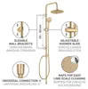 Sistema doccia WENKO Mod. Young Line Gold, doccetta con 3 Anteprima dell’immagine prodotto 5