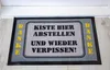 Fußmatte- Kiste Bier abstellen, Türmatte, Spruchmatte Produktbild-Vorschau 2