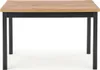 Halmar Tisch schwarz braun Möbelplatte 68cm x 120cm x 77cm Produktbild-Vorschau 5