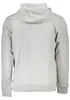 Herren Graues Kapuzen-Sweatshirt aus Baumwolle mit Print & Produktbild-Vorschau 2