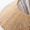 Deckenleuchte aus Naturjute, Ø 430 x 220 mm, handgefertigte Produktbild-Vorschau 5