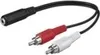 Goobay 50442 Adaptateur de câble audio 3,5 mm femelle à RCA Voir les images du produit 5