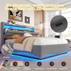 Flieks letto imbottito idraulico 140x200cm con USB e Anteprima dell’immagine prodotto 7