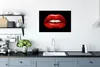 MuchoWow® Poster Lippen - Geld - Rot 60x40 cm - Produktbild-Vorschau 3