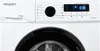 Close-up of a white washing machine control panel and door. Produktbild-Vorschau