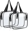 Aucuu Kulturtasche Transparent 2 Stück Kosmetiktasche Produktbild-Vorschau 1