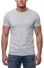 Mivaro Herren T-Shirt 5er Pack Basic Rundhals Grau meliert- Produktbild-Vorschau 2