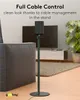 A speaker stand with a speaker on top, in a living room setting. Náhled obrázku produktu