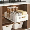2Pack Metall Spülschrank Organizer,Ausziehbare Schublade Produktbild-Vorschau 2