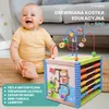 Drewniana kostka edukacyjna manipulacyjna sorter Podgląd zdjęcia produktu 6