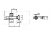 Schnellspannverbinder 90° B-Typ Nut 8 Produktbild-Vorschau 2