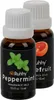 Two bottles of fragrance oil are shown against a white background. Produktbild-Vorschau