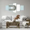 Bild auf Leinwand - Leinwandbild - 5 Teile - Formen Rad Produktbild-Vorschau 6
