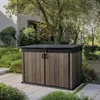 Keter Mülltonnenbox Signature Walnuss Mega 190 x 109 cm Produktbild-Vorschau 8