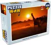 MuchoWow MuchoWow® Puzzle 500 ks Žirafa - Slunce - Savannah Náhled obrázku produktu 1