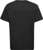 A plain black t-shirt shown from the back. Produktbild-Vorschau