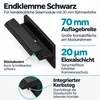 Endklemme schwarz für 30mm Solarmodul im Befestigungsset Produktbild-Vorschau 3